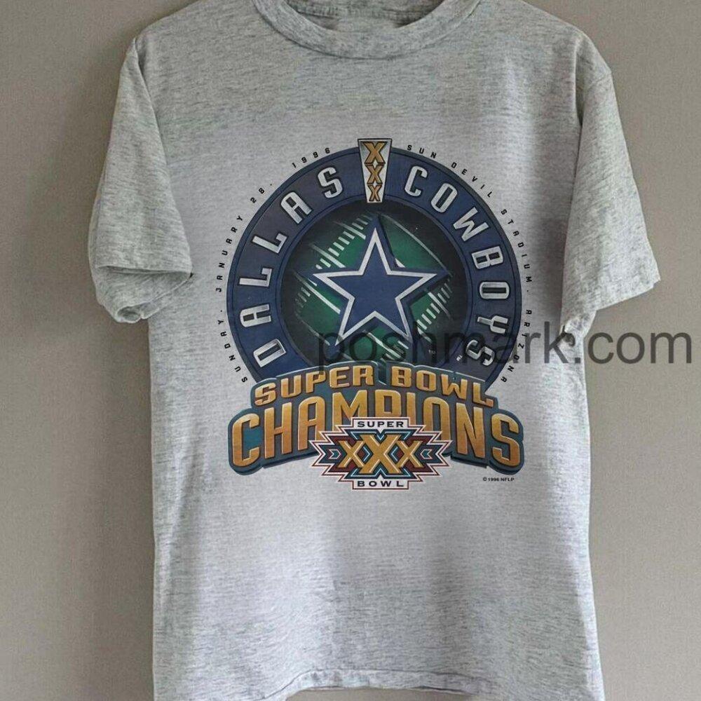 Retro 1996 Dallas Cowboys USA Made Football Vintage Style T-Shirt